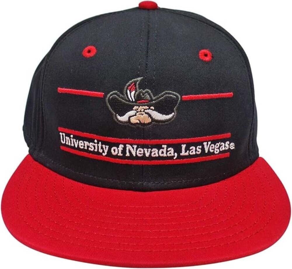 The Game Vintage Classic Split Bar UNLV Rebels Snapback Hat/Cap -NWT